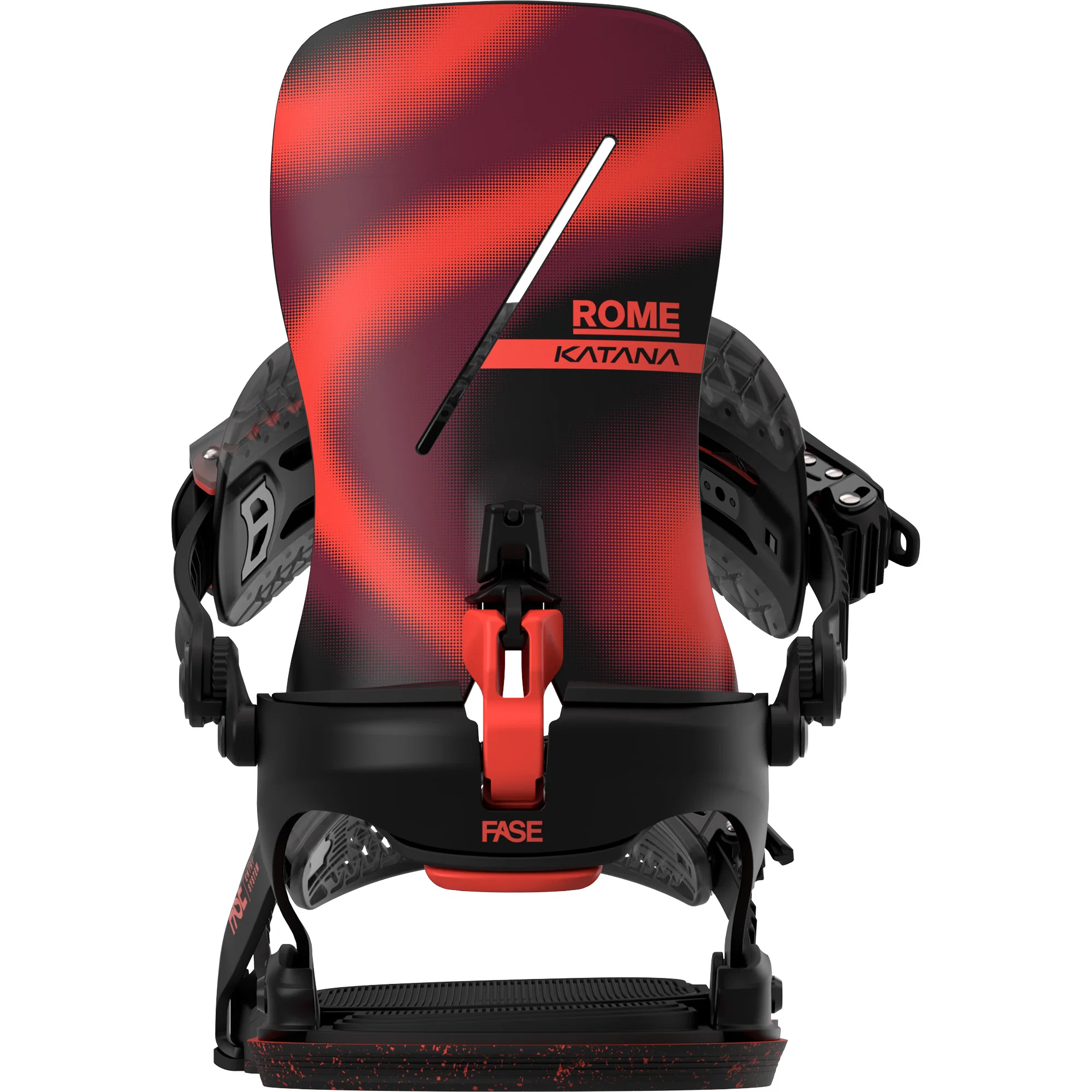 Foto 3 van ROME Katana AsymWrap FASE dames snowboardbinding deep red