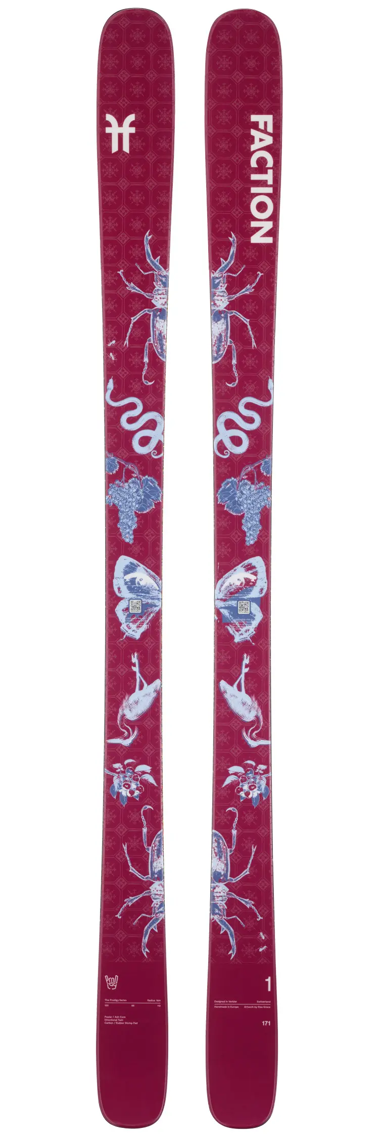 Faction Prodigy 1 Capsule ski met bindingen
