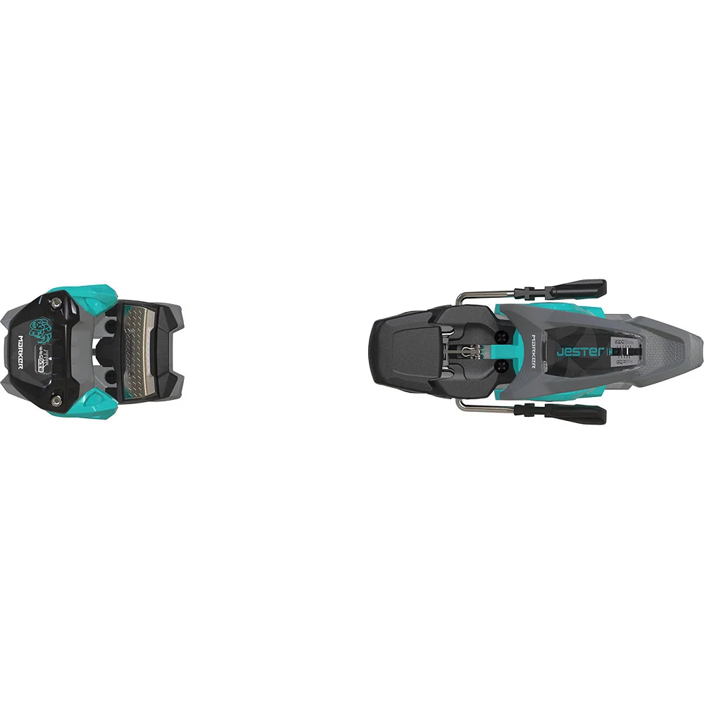 Foto 2 van Marker Jester 16 Freeski Binding Grijs Turquoise
