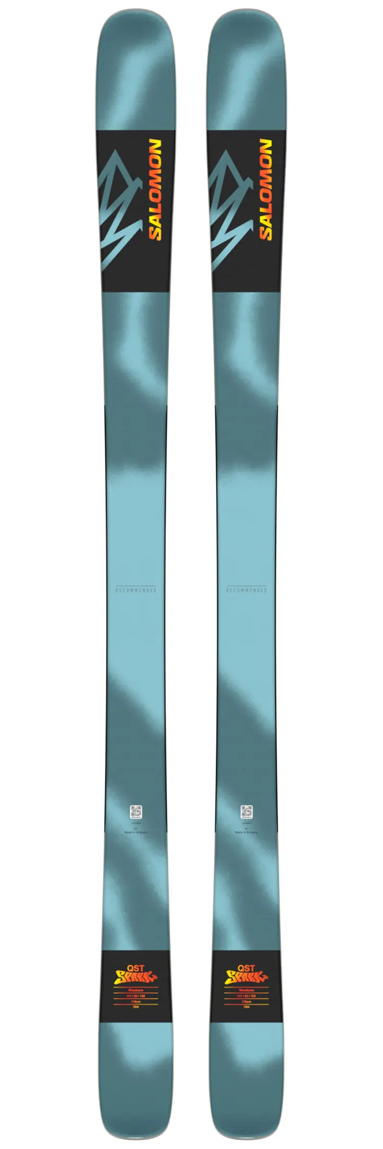 Salomon QST Spark Ski All-Mountain Freestyle Beginners/Gevorderden