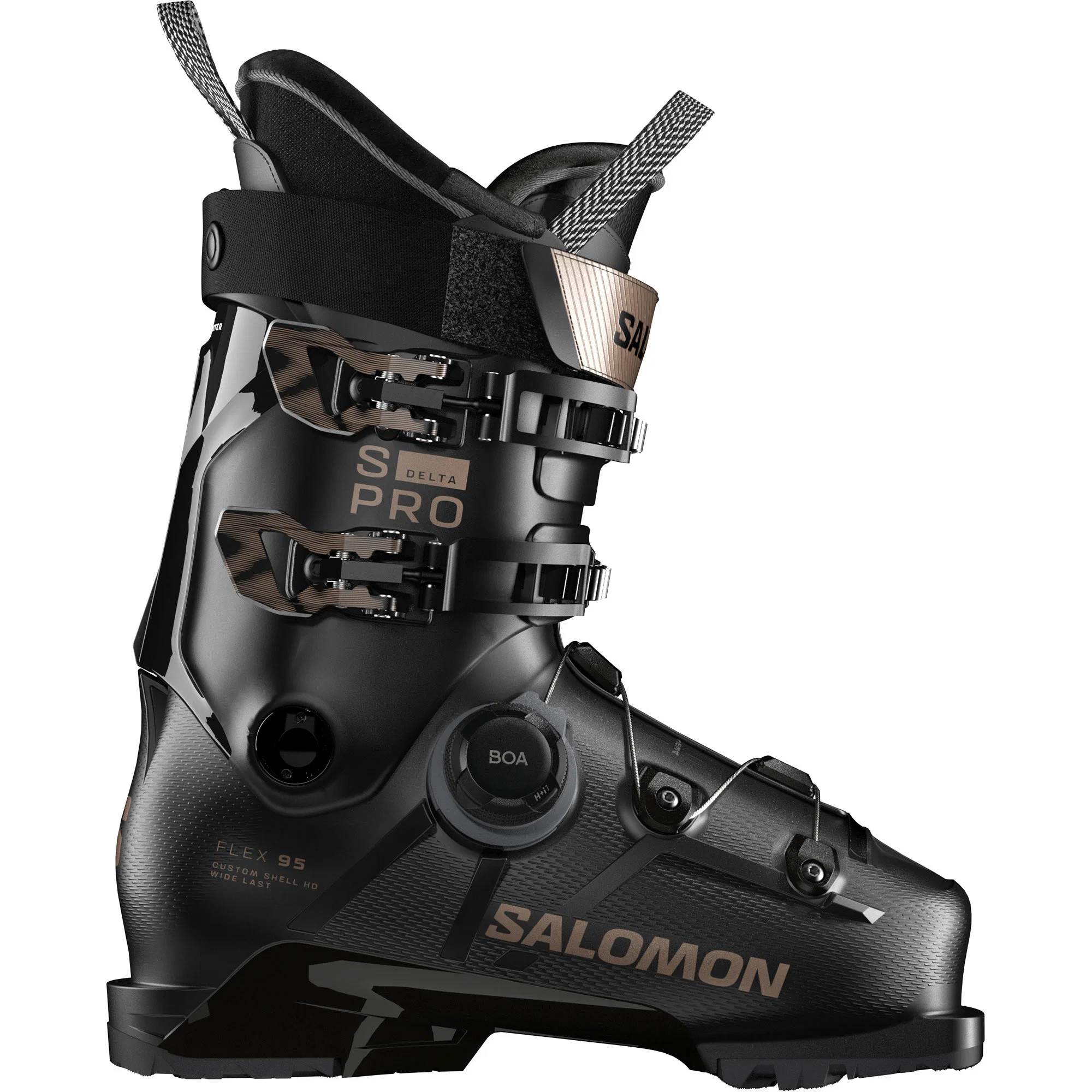 Salomon S/PRO Delta BOA 95 GripWalk Alpineskischuhen voor Dames Zwart