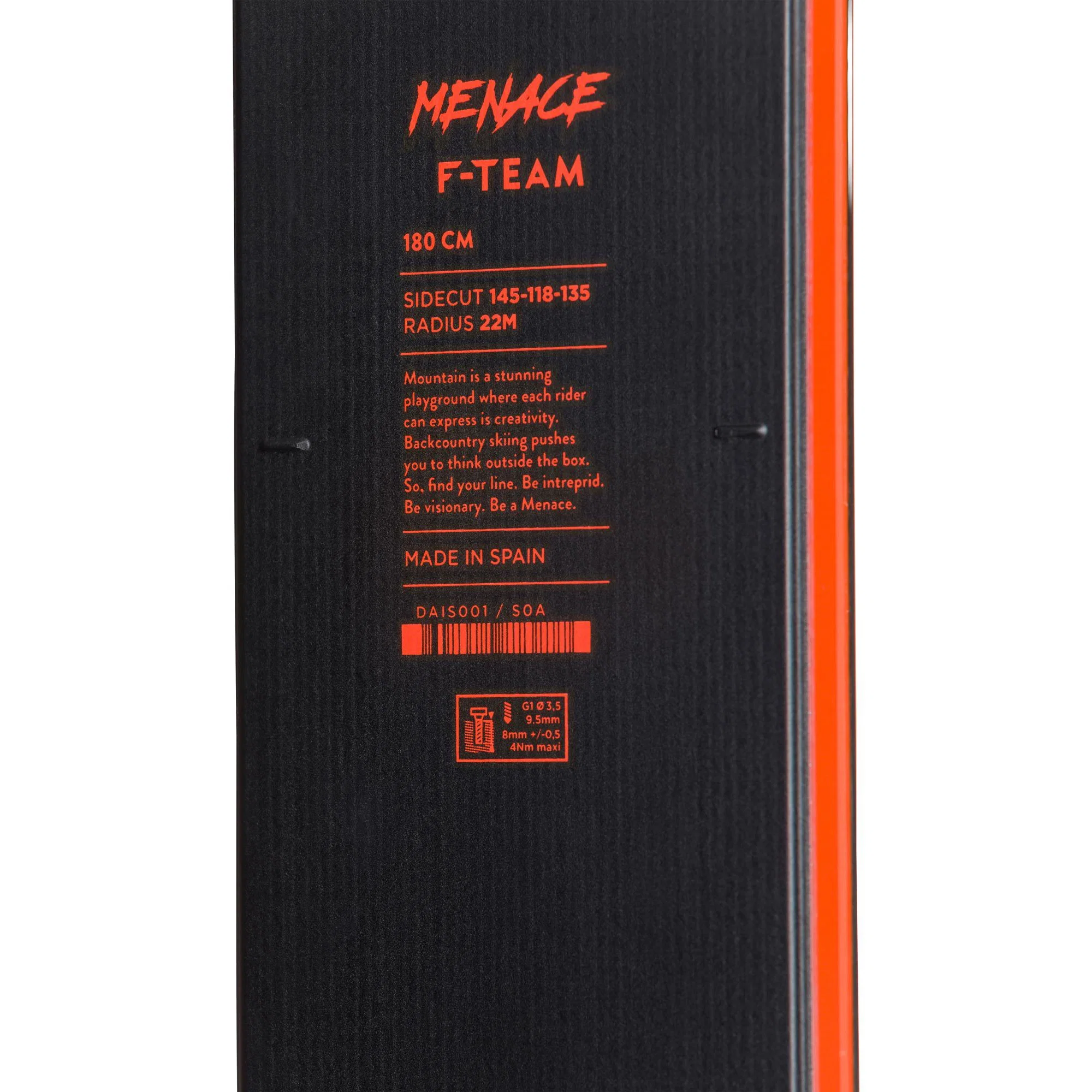 Foto 6 van Dynastar Menace Proto F-Team Freeski 25/26