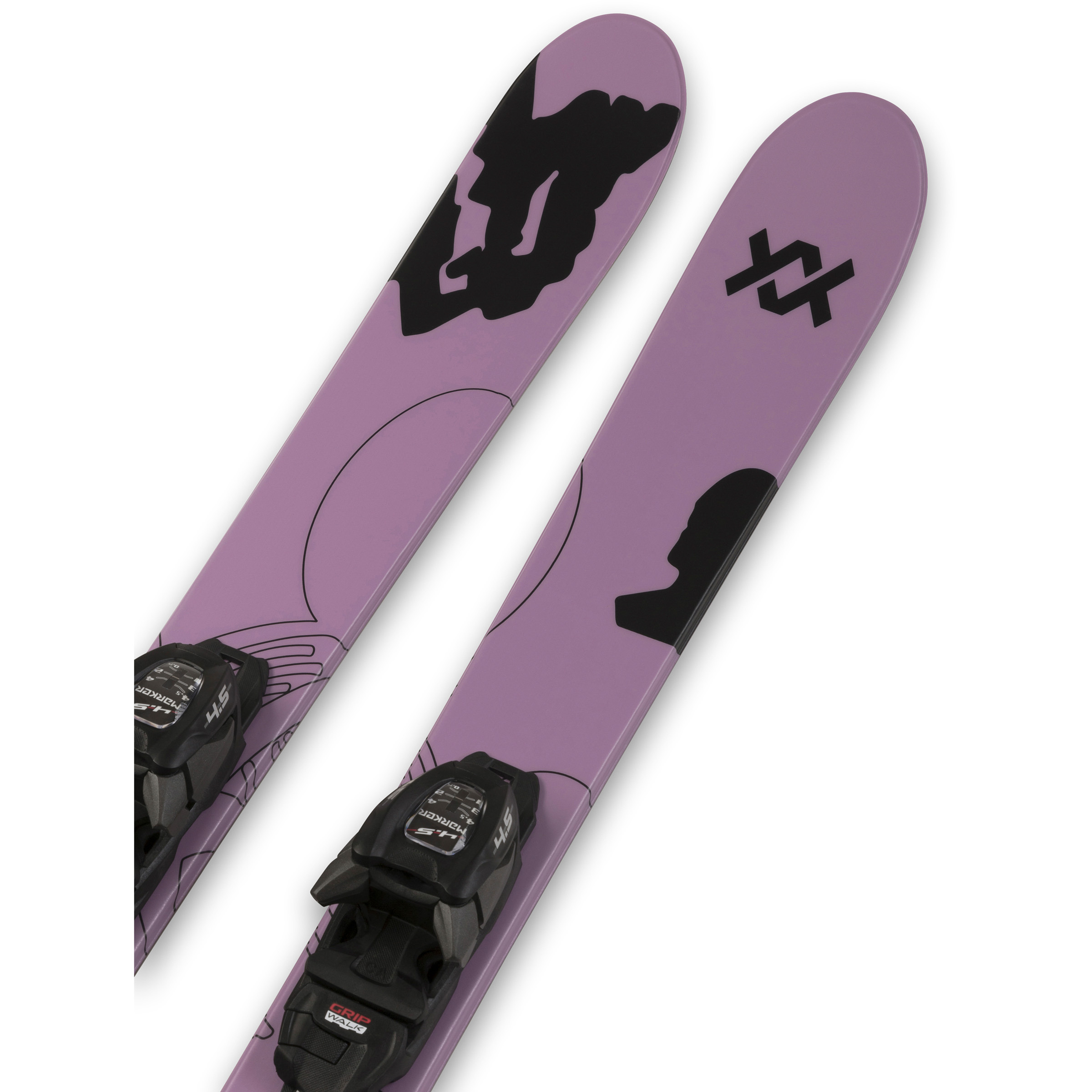 Foto 4 van Völkl Kinder Revolt Urban + 4.5 Vmotion R Freerideskiset 25/26