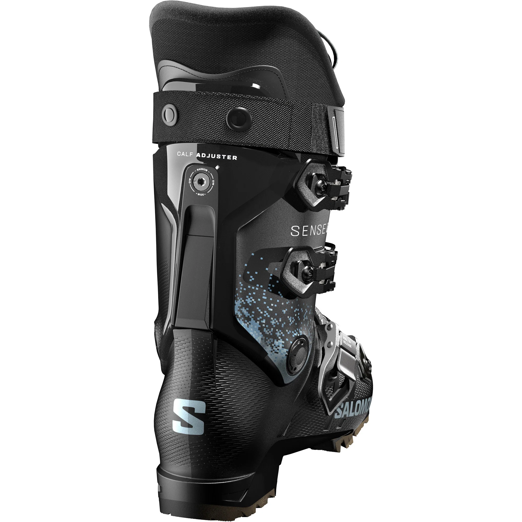 Foto 3 van Salomon Sense 70 T Alpine skischoenen voor kinderen, zwart