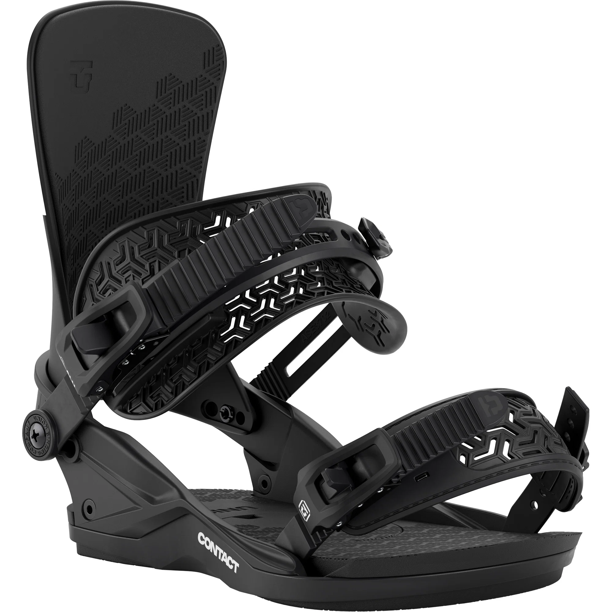 Union Contact Snowboardbinding Heren Zwart