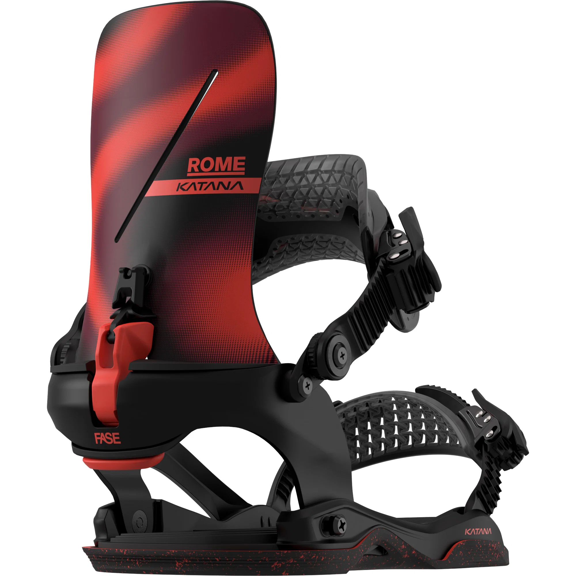 ROME Katana AsymWrap FASE dames snowboardbinding deep red