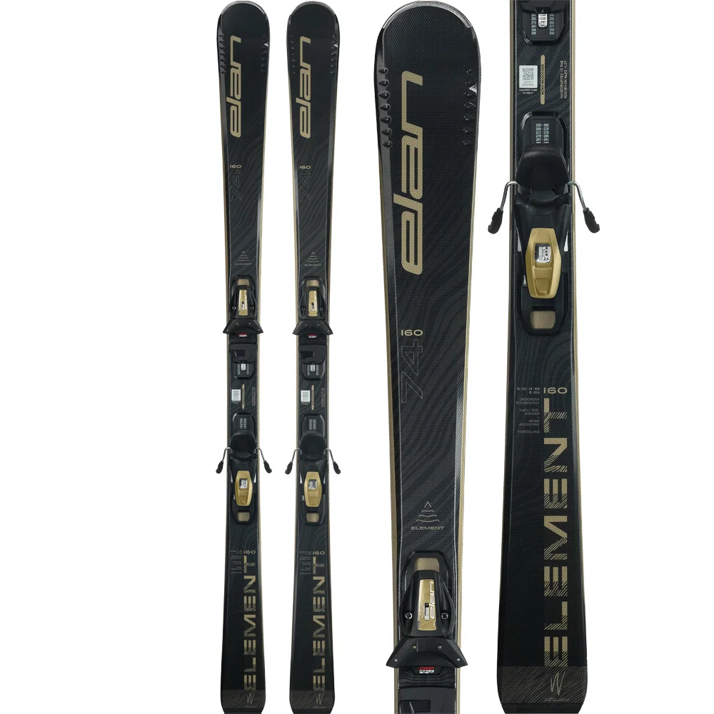 Elan Element 74 W Black Dames Ski's met EL 9.0 GripWalk SHIFT Binding