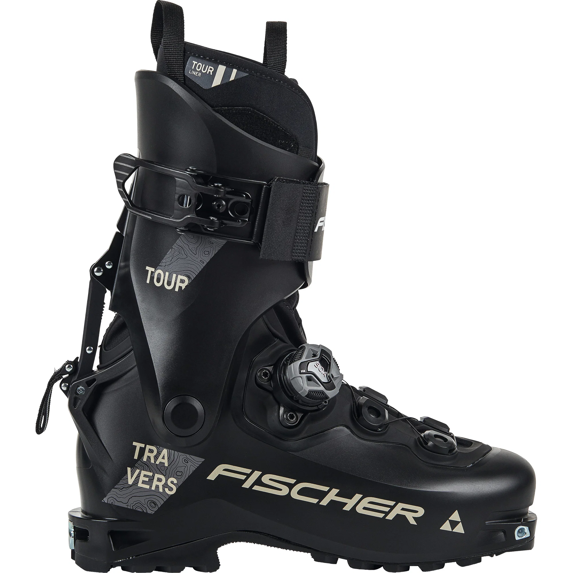 Fischer Travers Tour BOA Touren Skischoenen Heren Zwart
