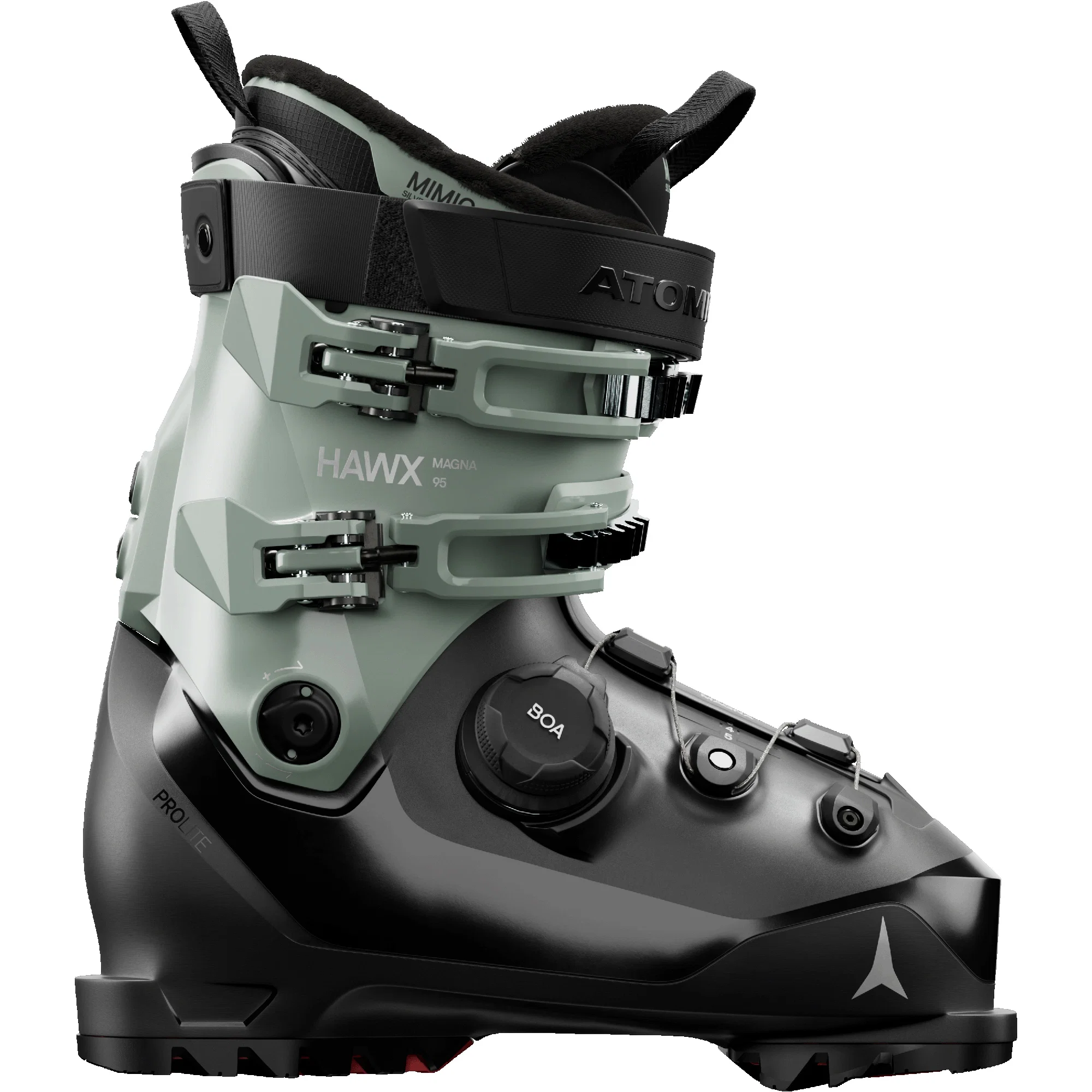 Atomic Hawx Magna 95 BOA R W GripWalk Alpine skischoenen dames zwart