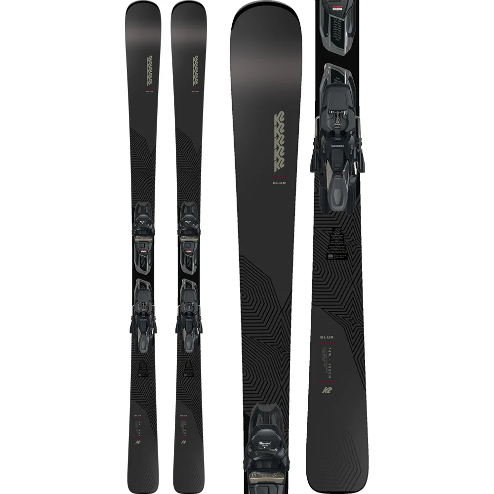 K2 Blur 74 W dames all-mountain ski met ERC 11 TCx Light Quikclik binding