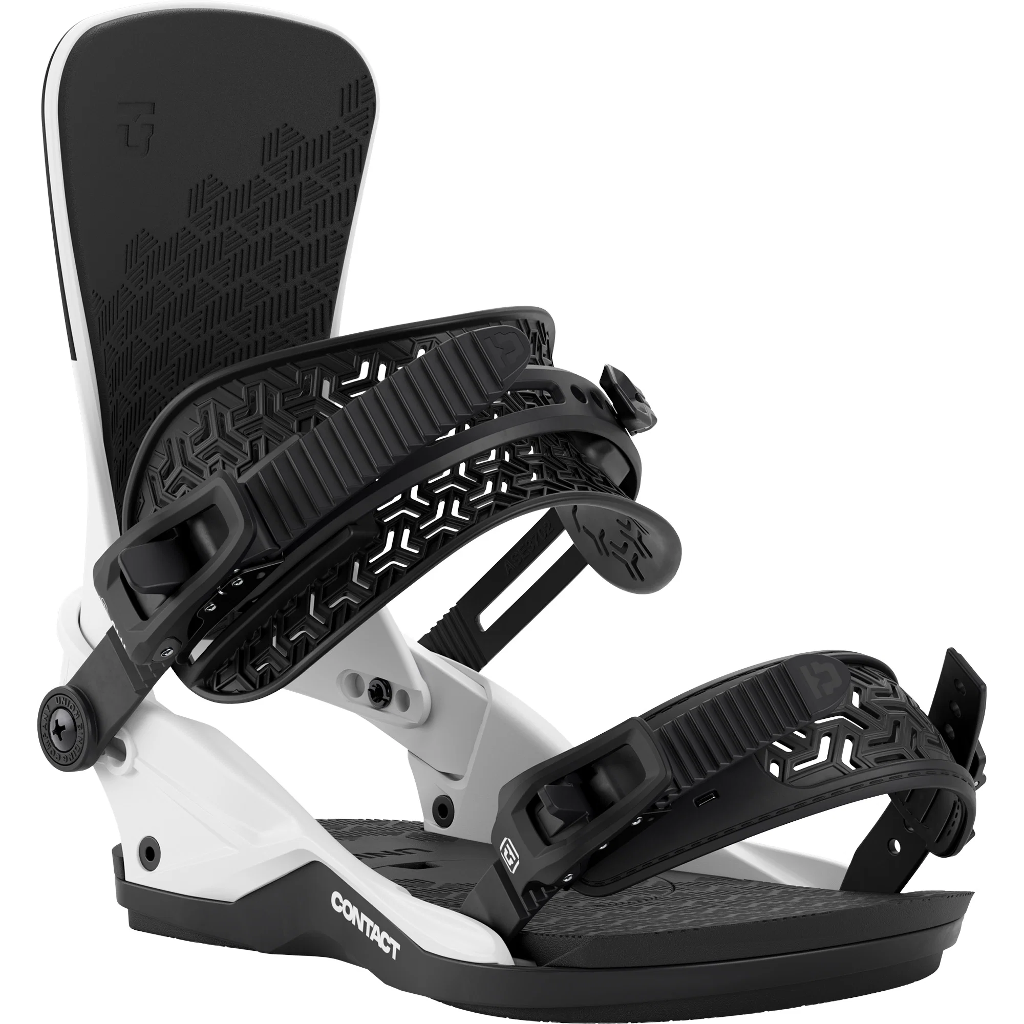 Union Contact Snowboardbinding Heren Wit