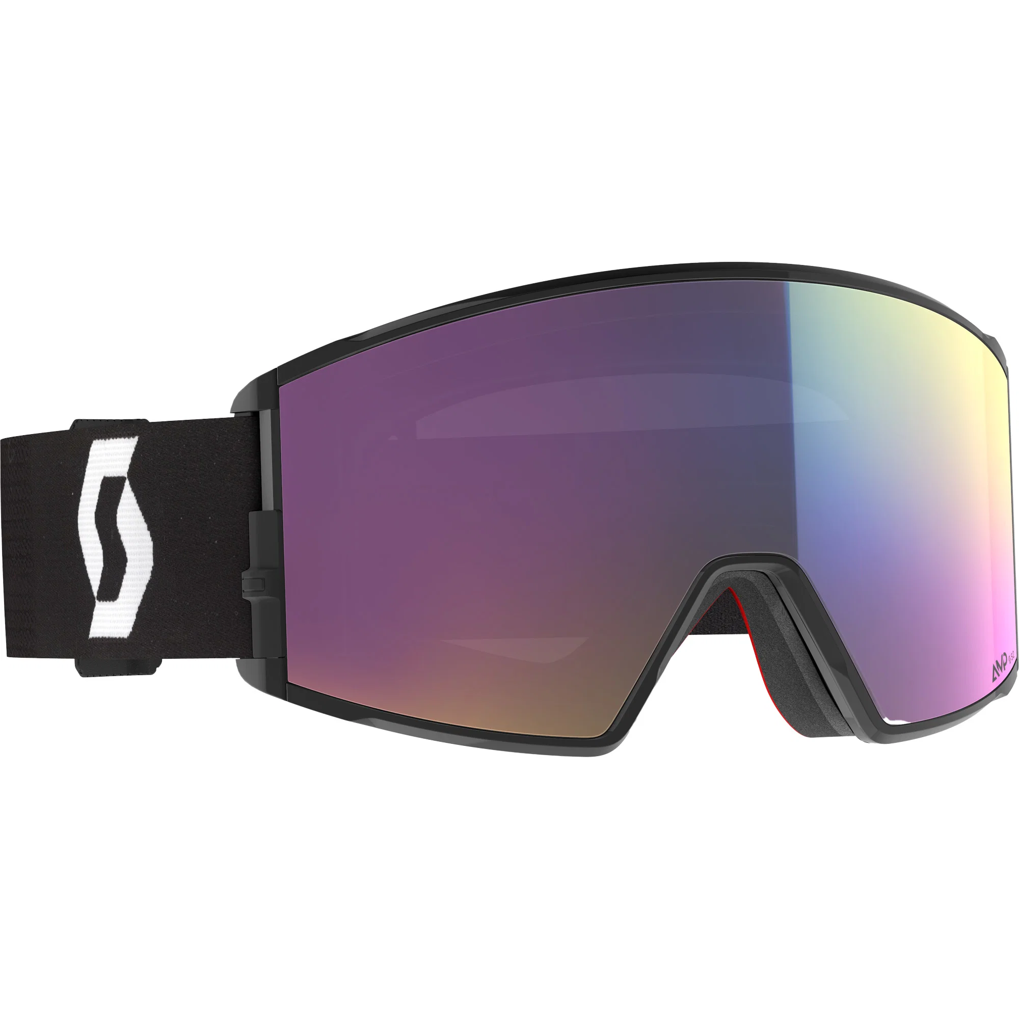 Scott React Skibrille - Mineral Black