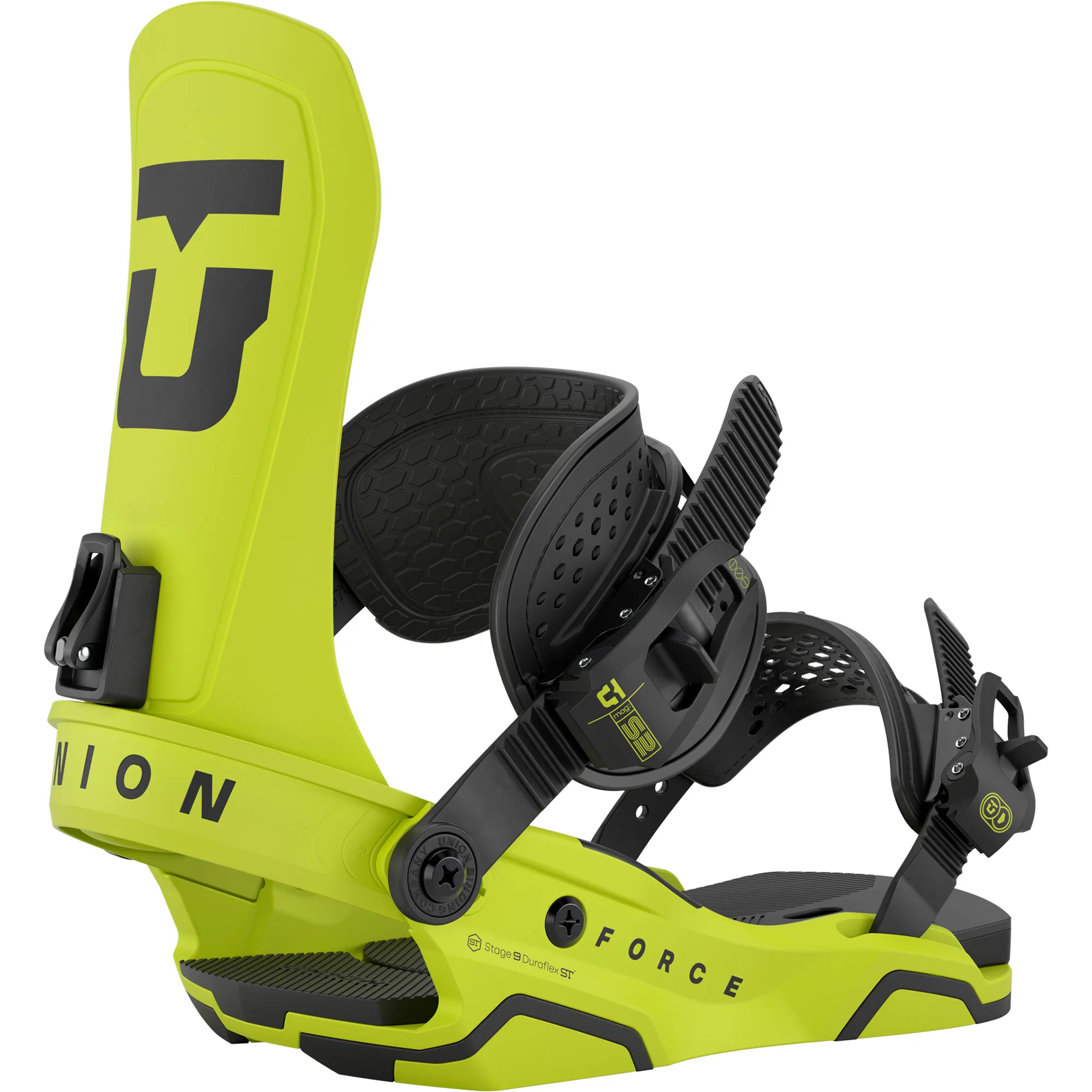 Foto 2 van Union Force 25/26 Snowboardbinding voor heren Cyber Lime