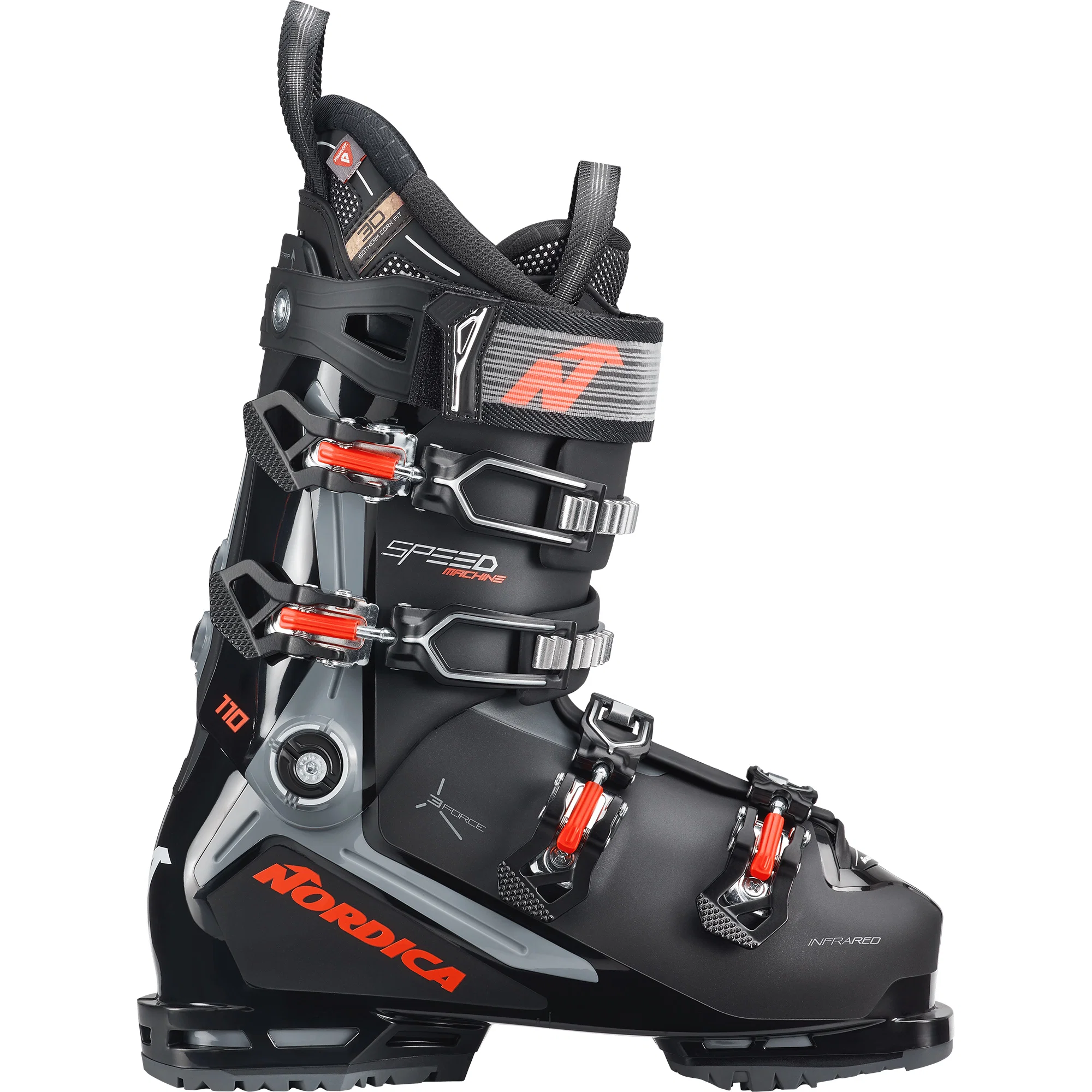Nordica Speedmachine 3 110 GripWalk alpine skischoenen heren zwart