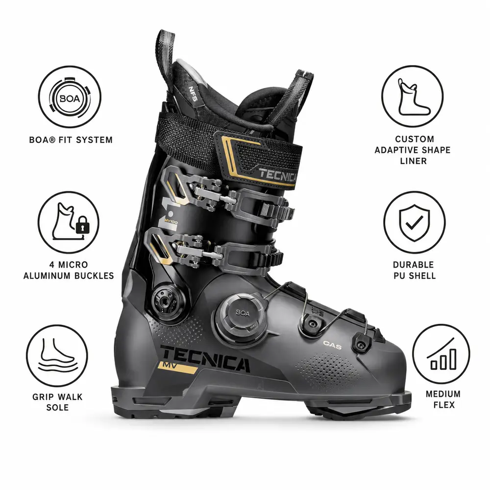 Foto 6 van Tecnica Mach Boa MV 100 GW Skischoenen Heren