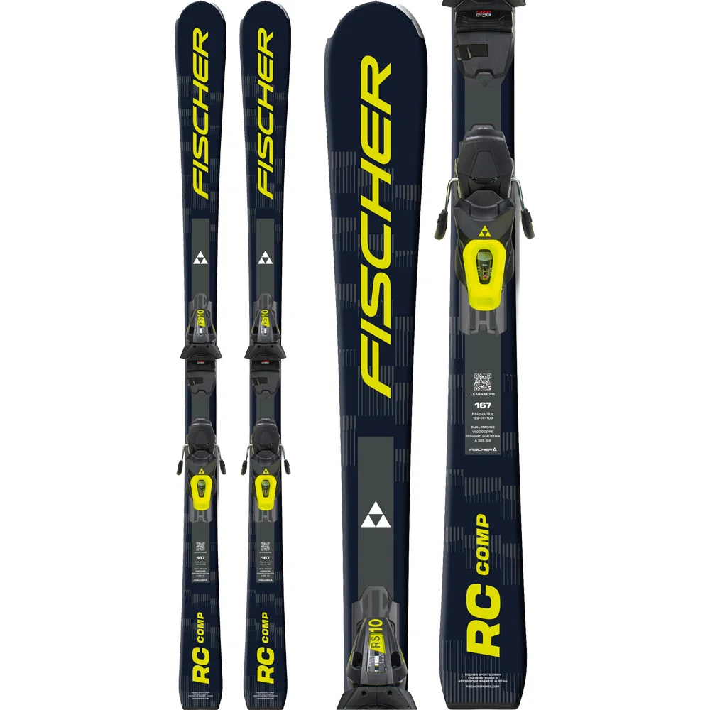 Fischer RC Comp 26/27 Ski inclusief RS 10 GripWalk PowerRail Binding