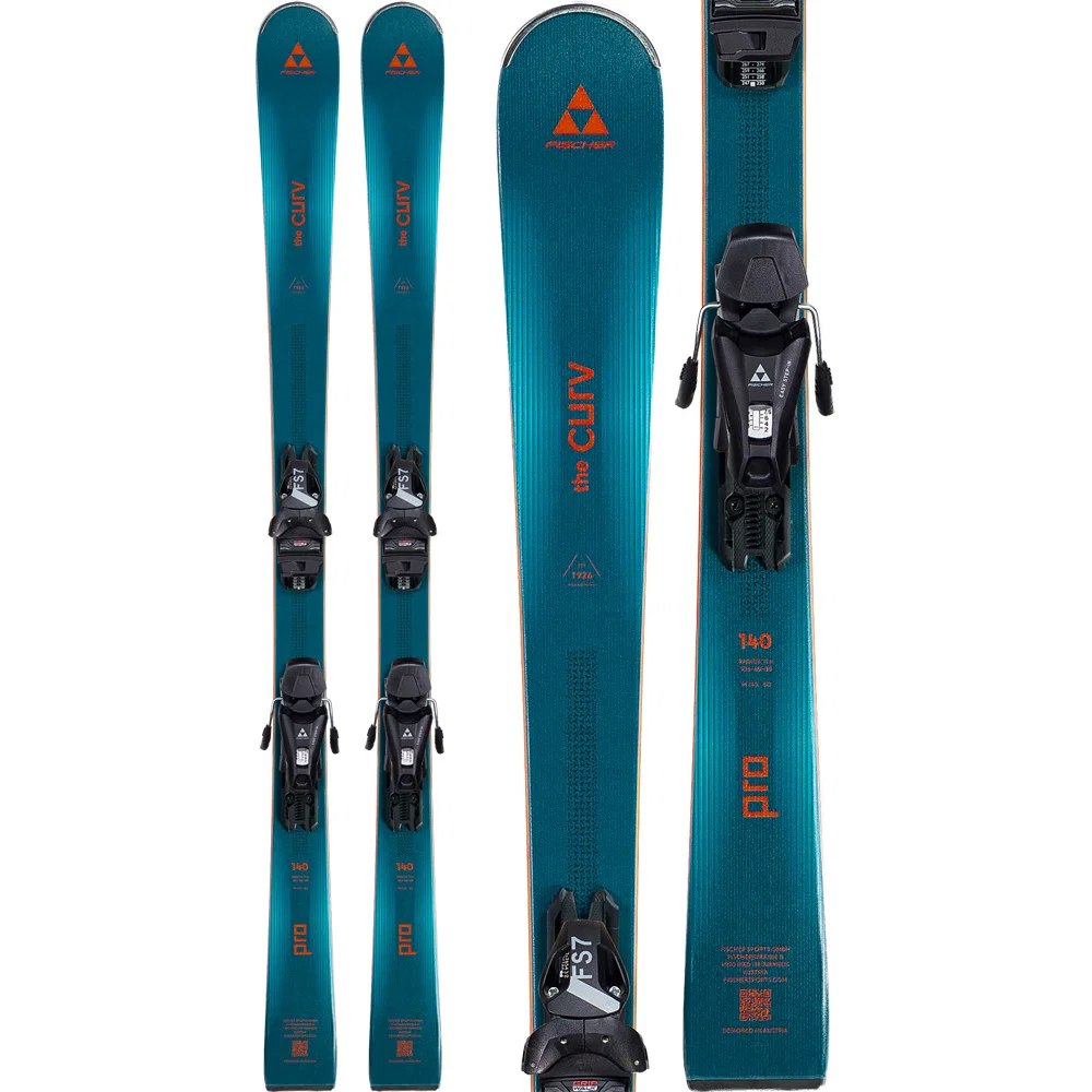 Fischer The Curv Pro Kinderski inclusief FS 7 GripWalk CA JRS binding