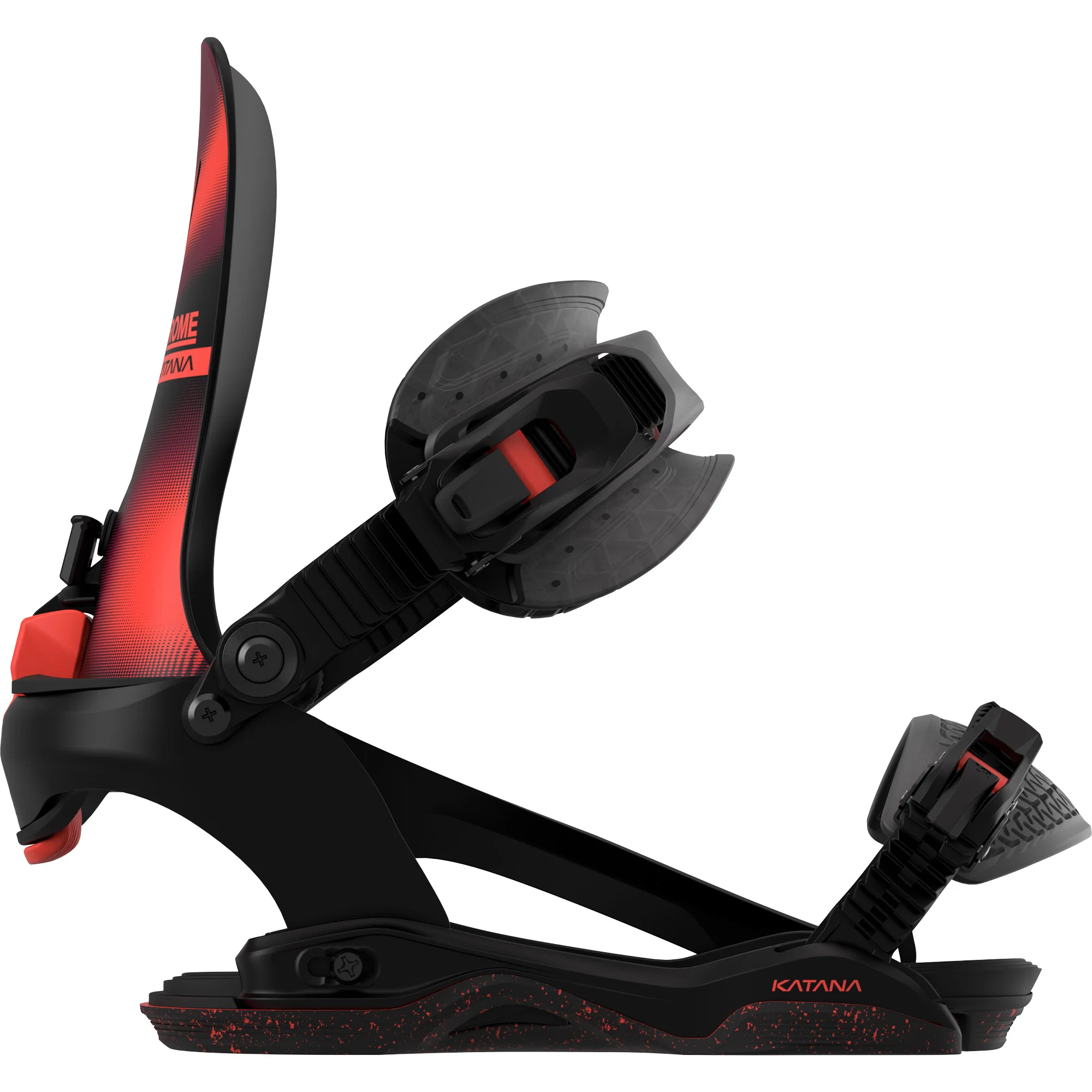 Foto 2 van ROME Katana AsymWrap FASE dames snowboardbinding deep red