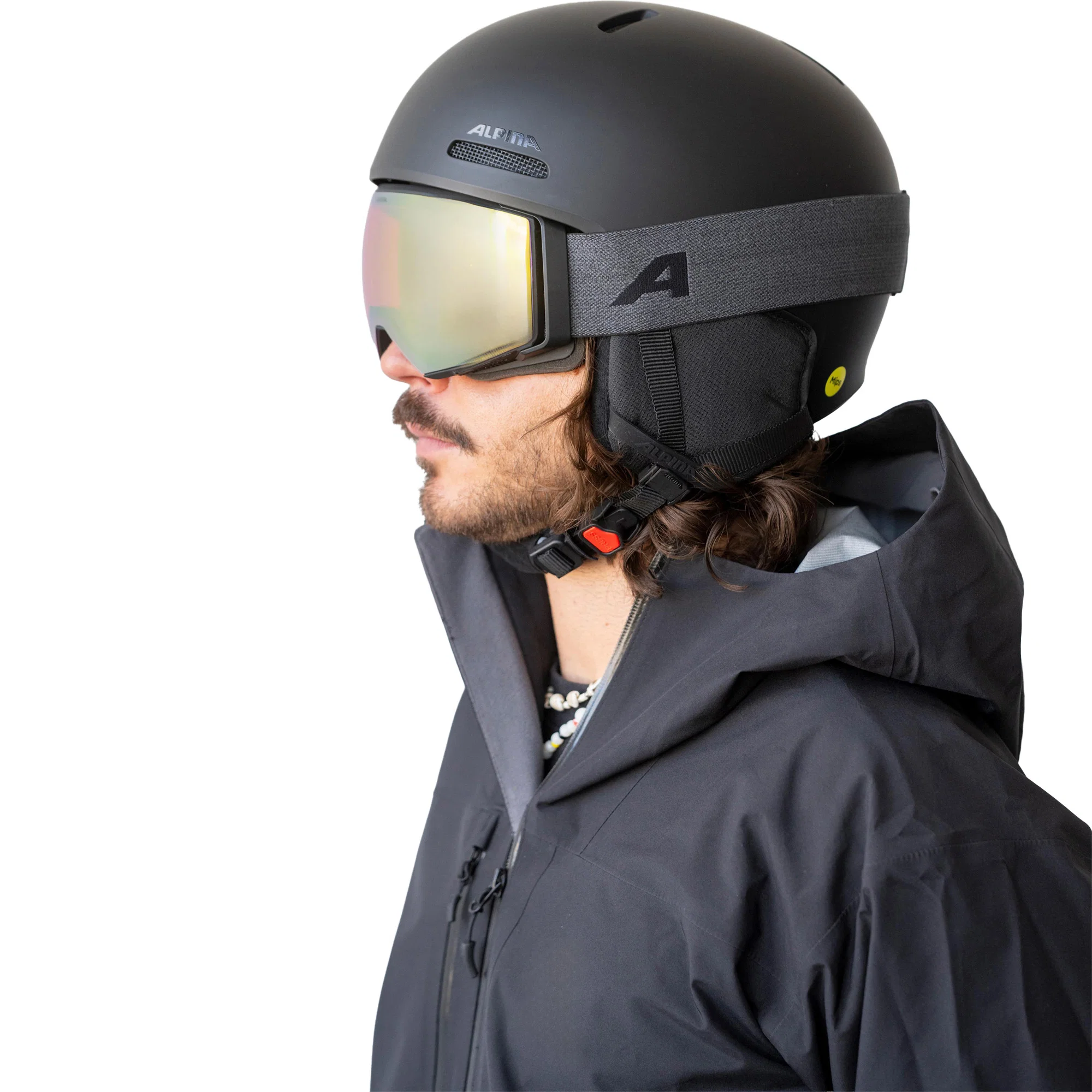 Foto 4 van Alpina Granby 2 QV Skibril - Zwart Mat