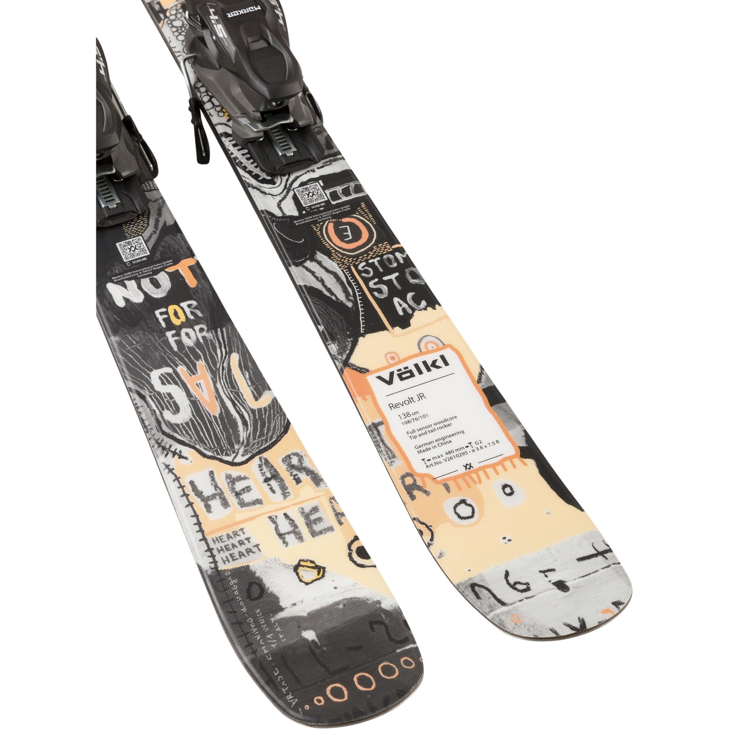 Foto 4 van Völkl Revolt Park + 4.5 Vmot Kinder Freerideski met bindingen