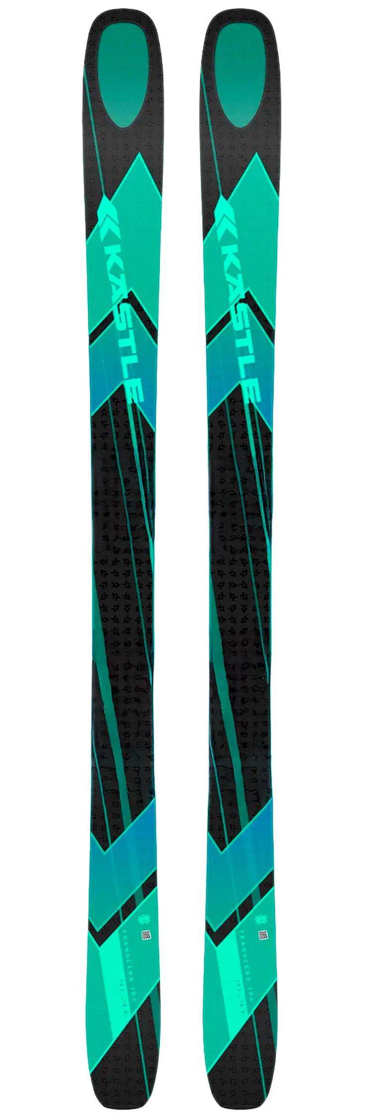 Kastle Transcend 104 Alpineski met Bindingen - Freeride Spektakel