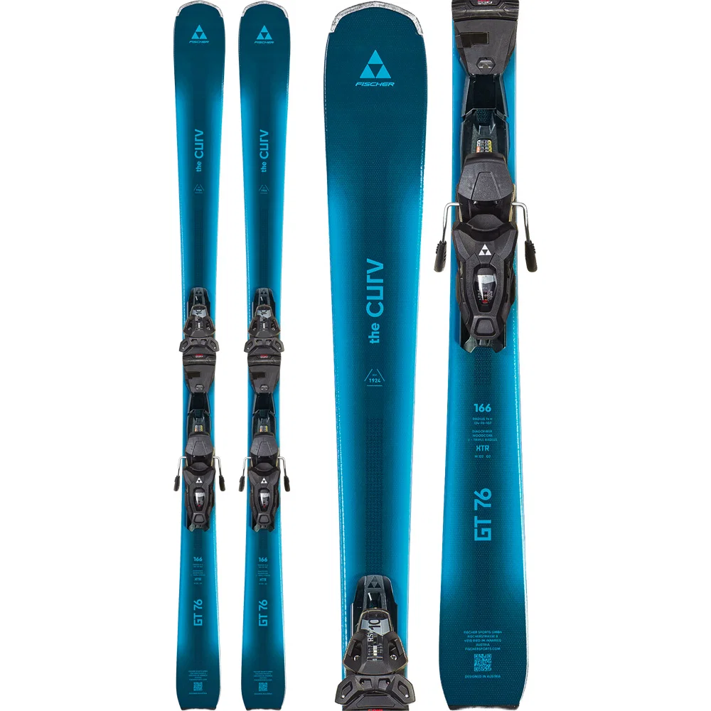 Fischer XTR The Curv GT 76 Ski met RSW 10 GripWalk Powerrail Binding
