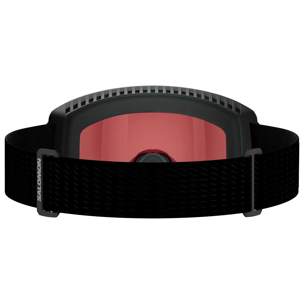Foto 2 van Salomon Skarn Prime Black Sigma Skibril - Poppy Red + Light Blue lenzen