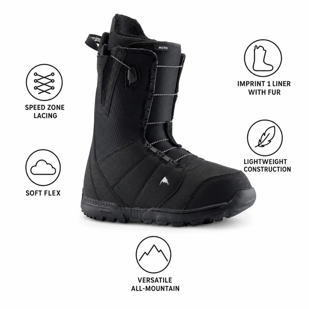 Foto 2 van Burton Moto Black snowboardboots