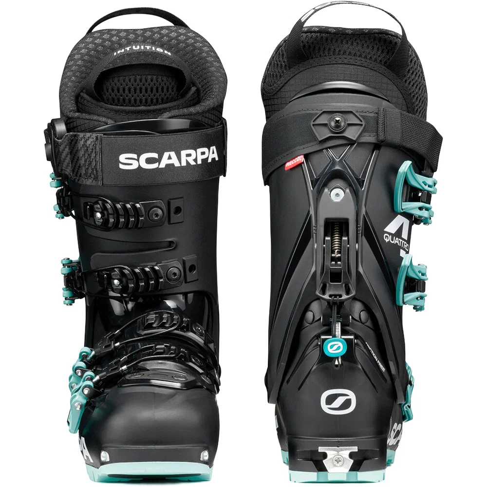 Foto 3 van Scarpa 4-Quattro SL WMN Hybrid Freetouring skischoenen dames black lagoon