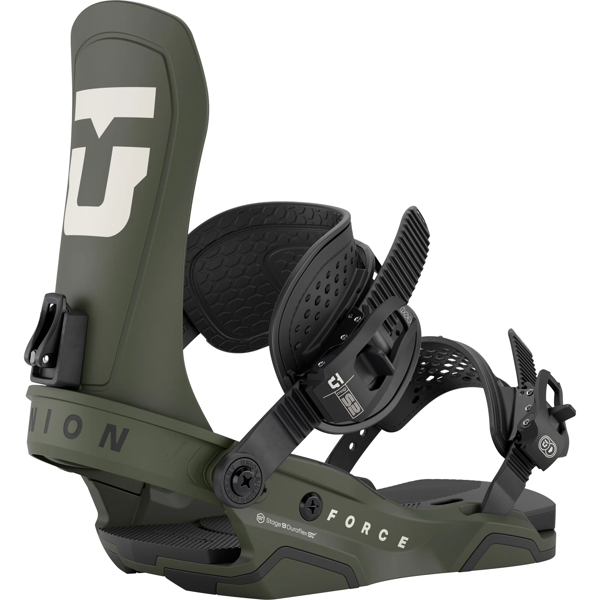 Foto 2 van Union Force 25/26 Snowboardbinding voor heren in Army Green