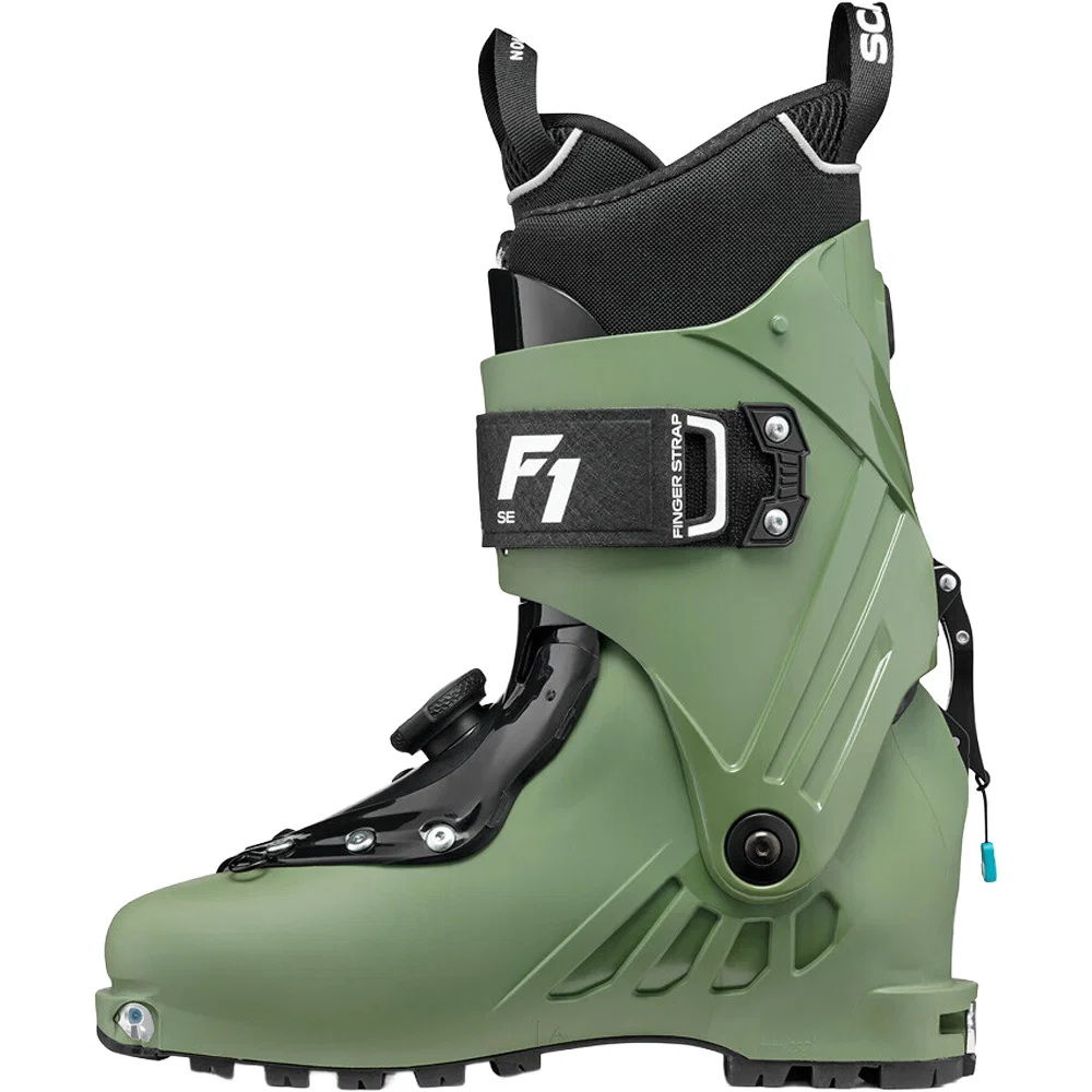 Foto 2 van Scarpa F1 SE toerskischoenen heren olijfgroen