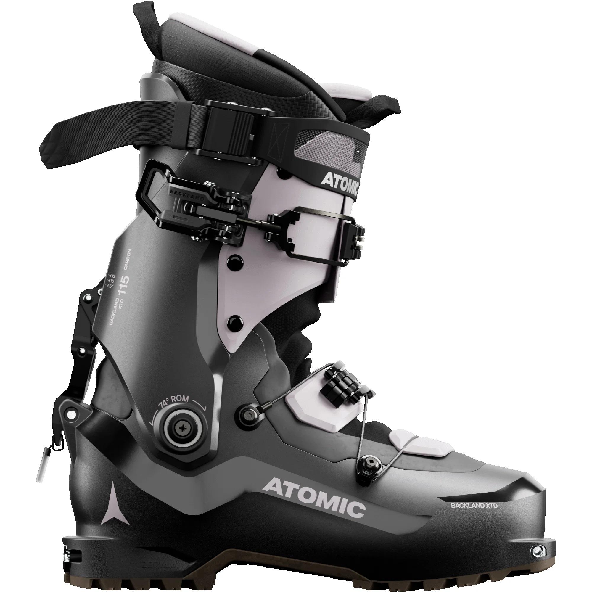 Atomic Backland XTD Carbon 115 W Freetouring Skischoenen Dames Zwart