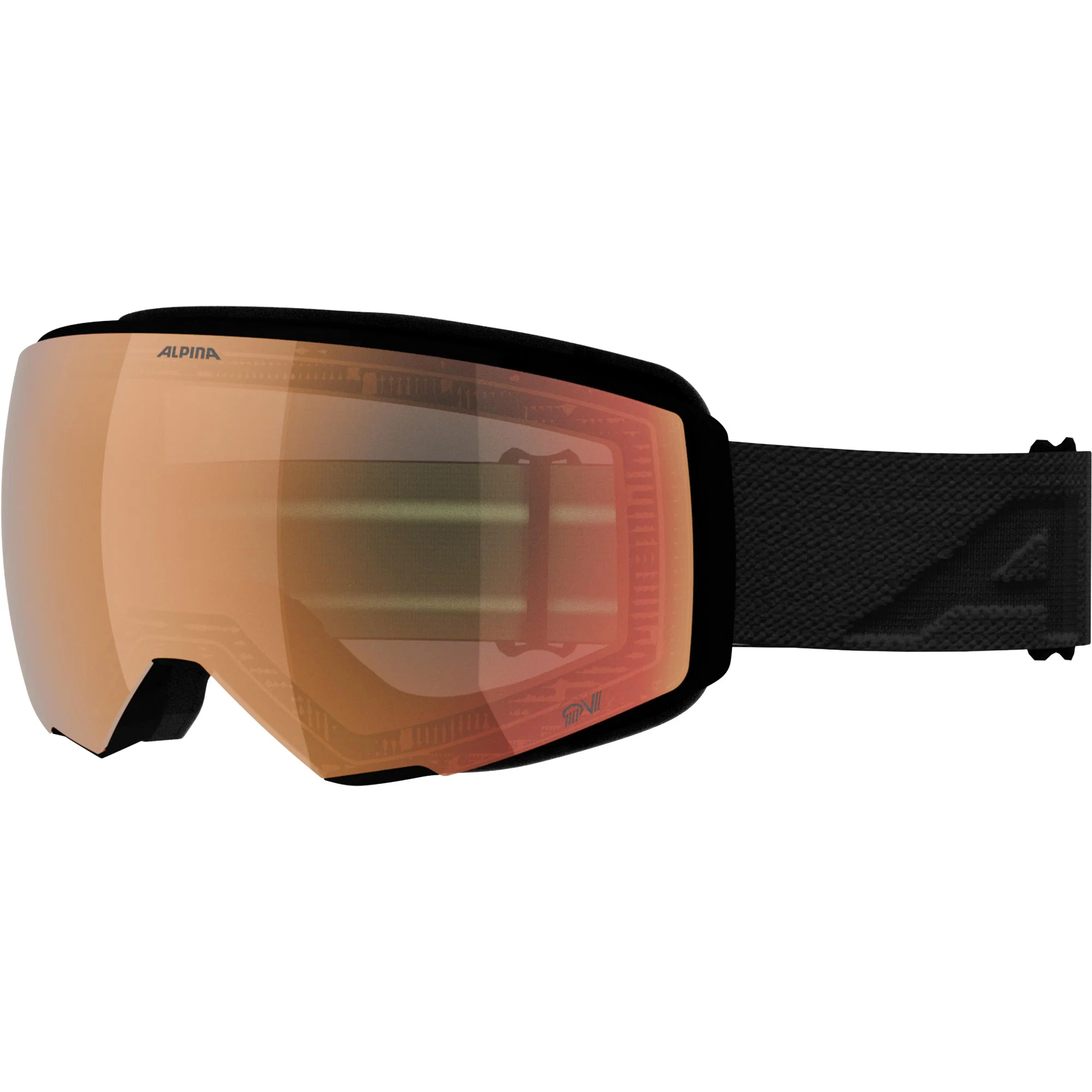 Alpina Granby 2 QV Skibril - Zwart Mat