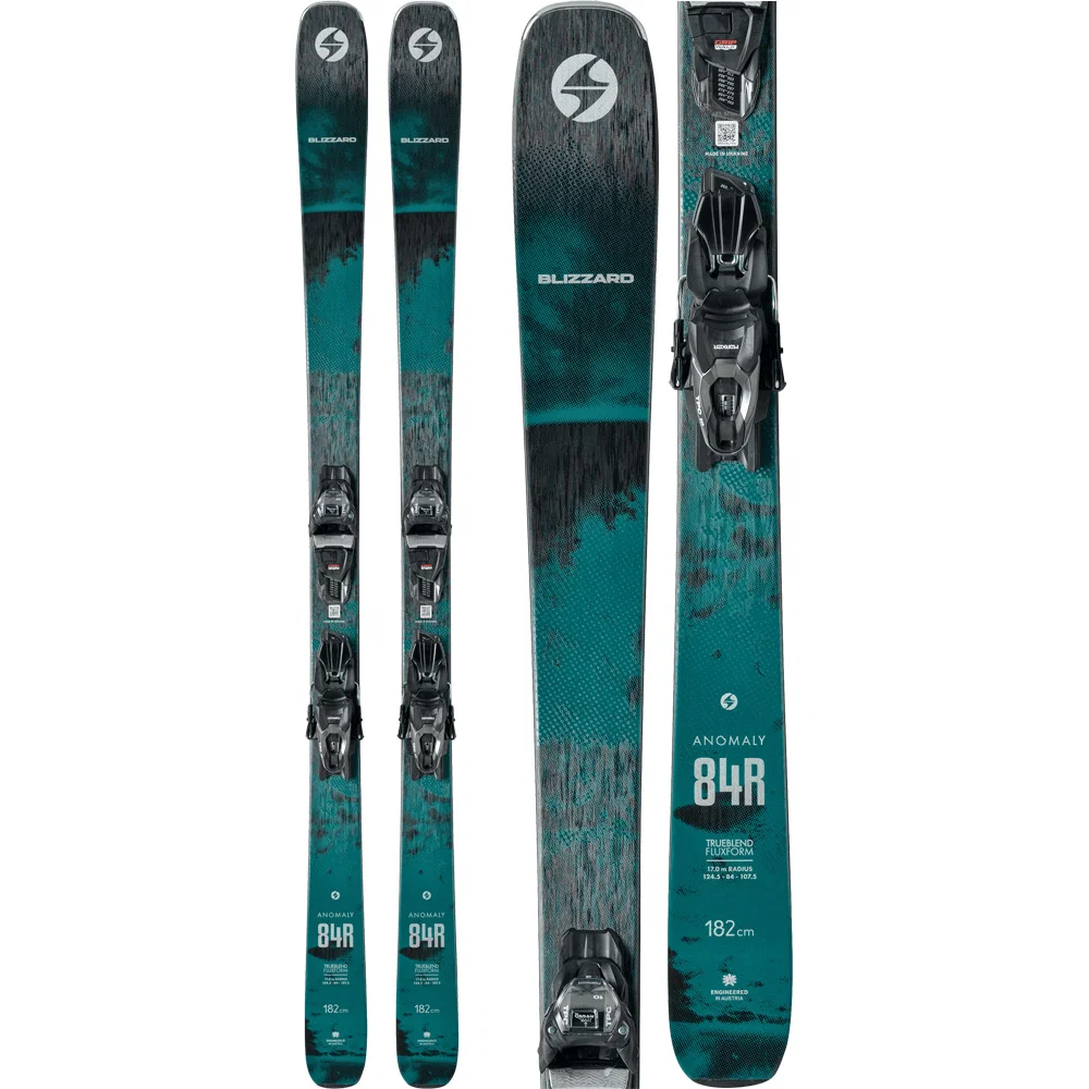 Blizzard Anomaly 84 R (26/27) ski's inclusief TPC 10 Demo binding