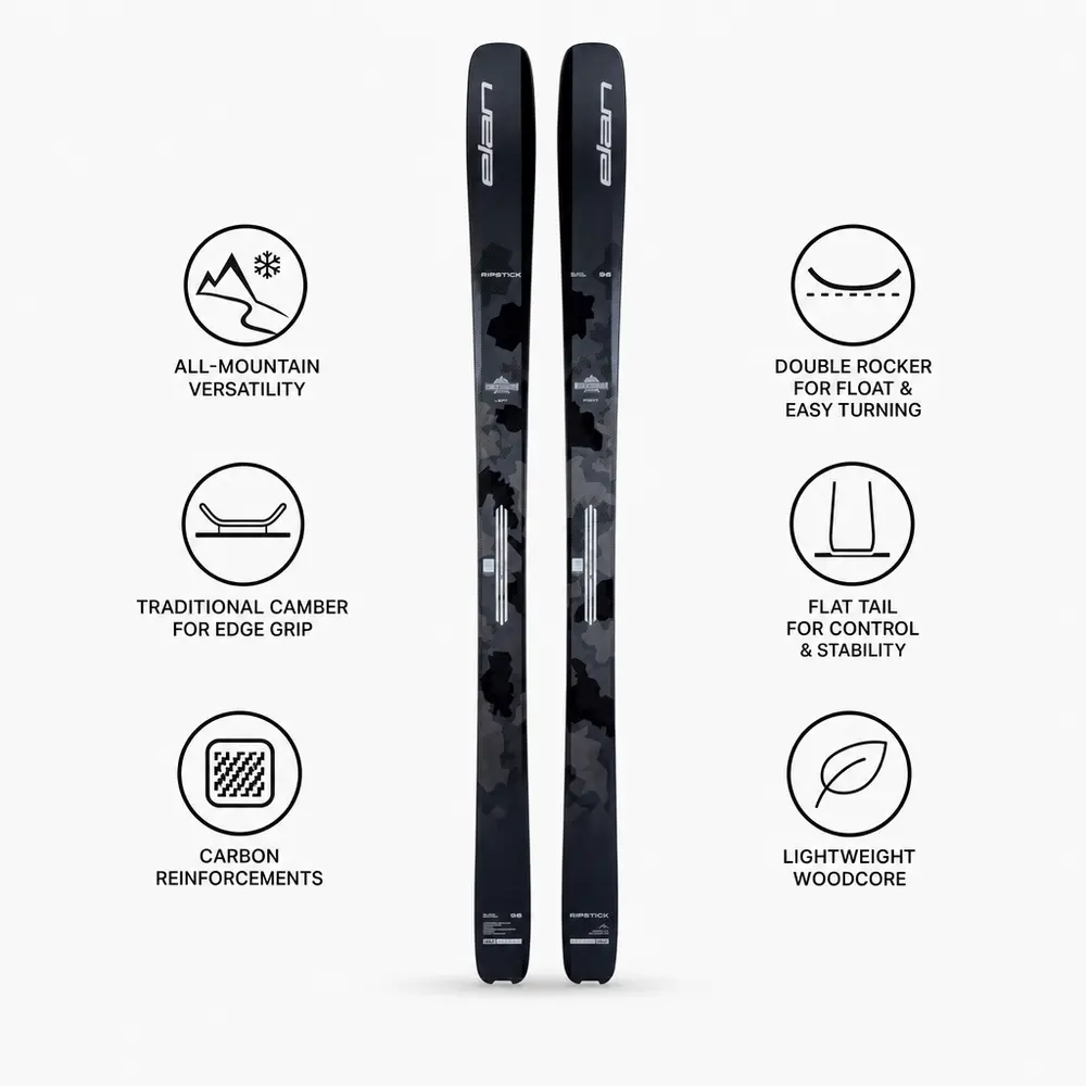 Foto 3 van Elan Ripstick 96 Black Edition ski's