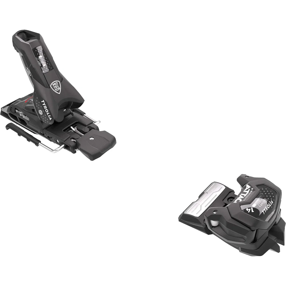 Foto 2 van Tyrolia PROTECTOR+ Attack 14 GripWalk Freeski Binding 120mm Stopper Mat Zwart
