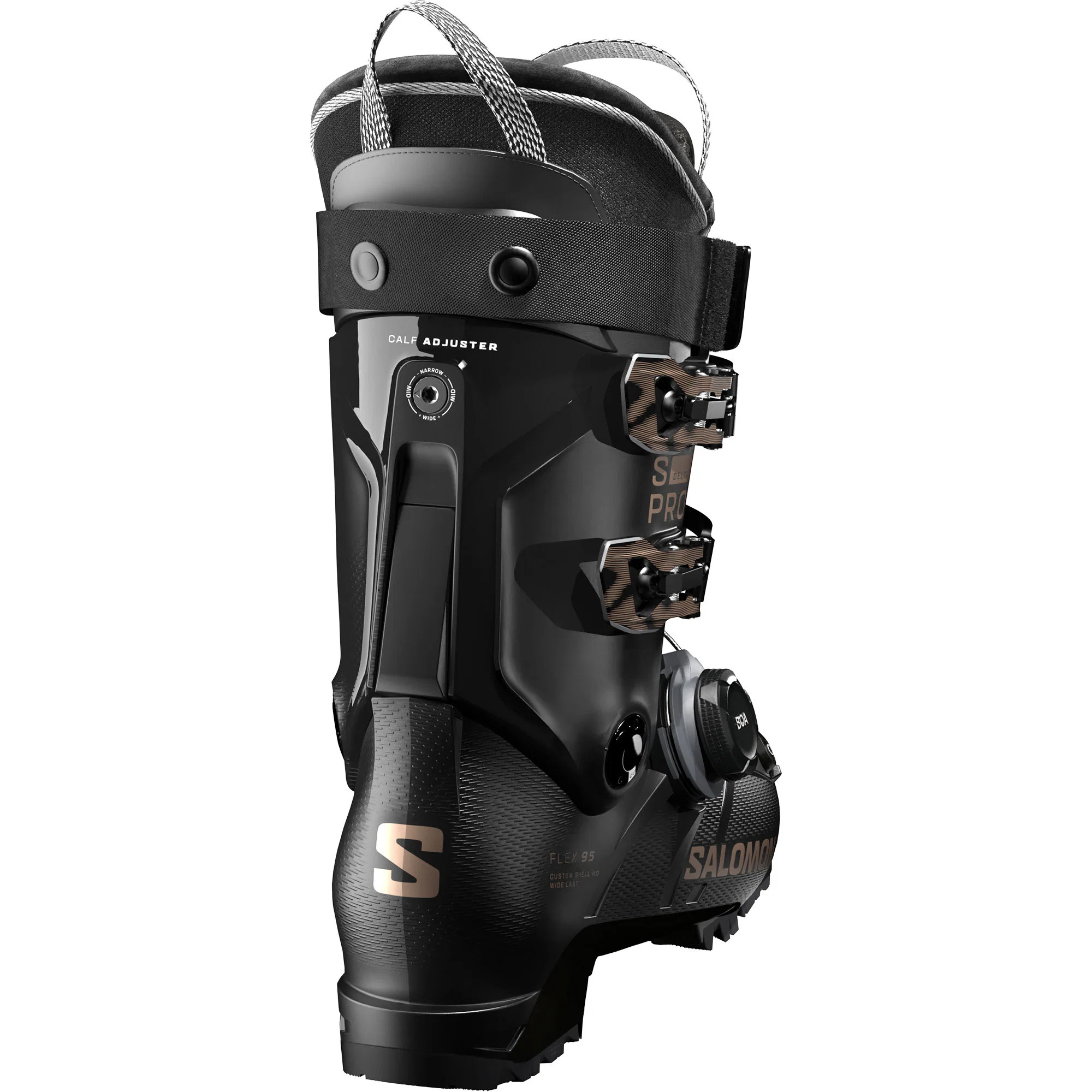 Foto 3 van Salomon S/PRO Delta BOA 95 GripWalk Alpineskischuhen voor Dames Zwart
