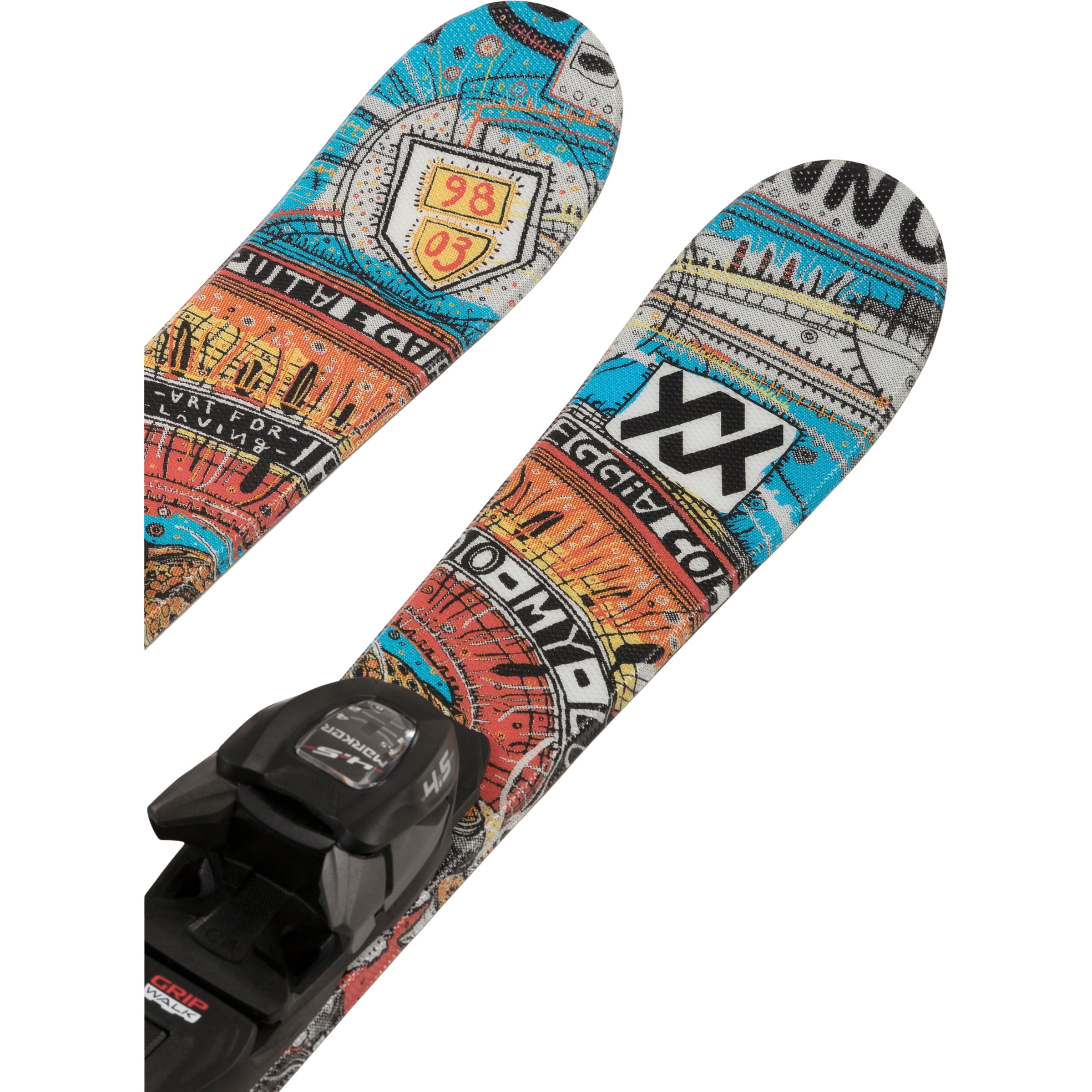 Foto 4 van Völkl Mini Revolt + 4.5 Vmot kinder freerideski