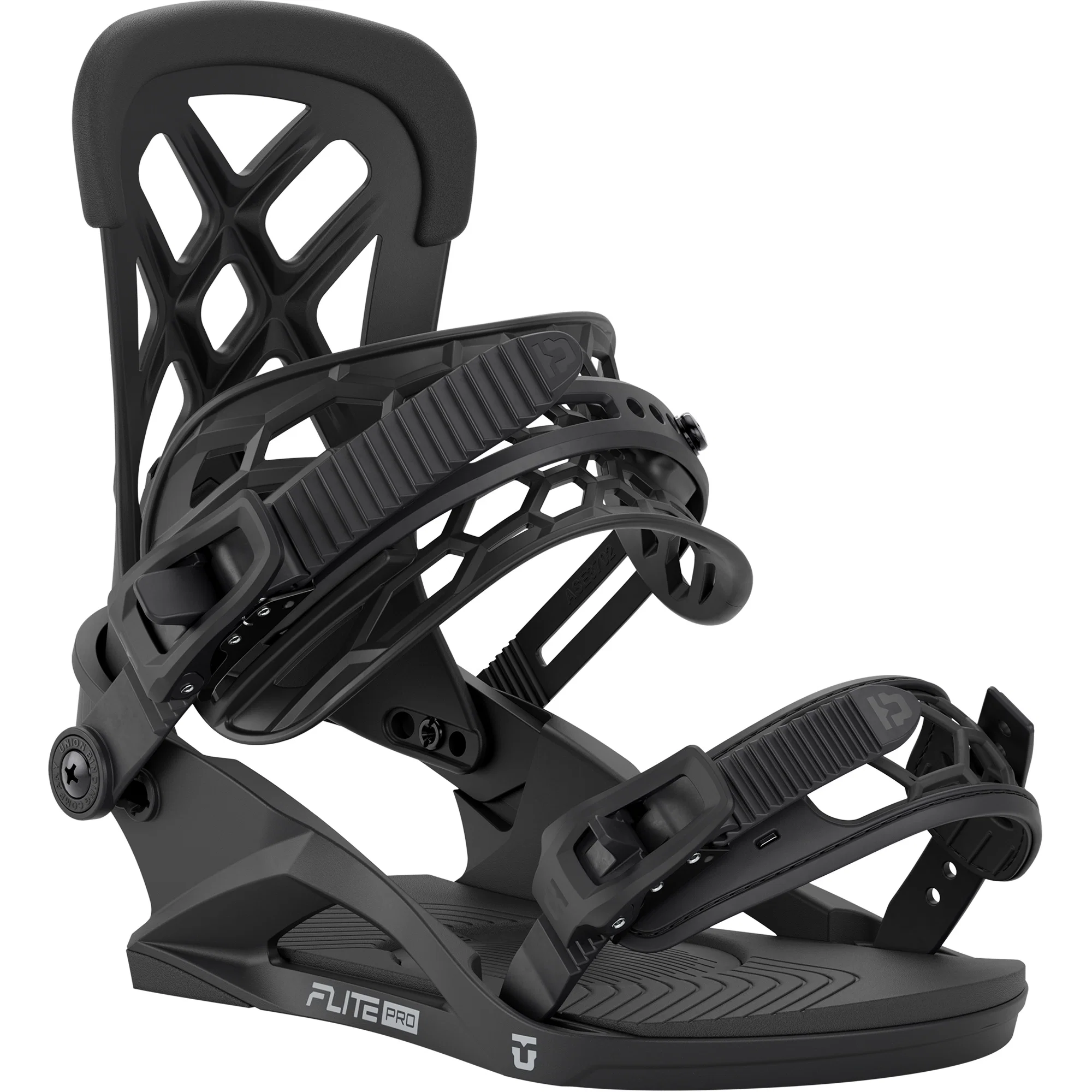Union Flite Pro snowboardbindingen voor heren, zwart