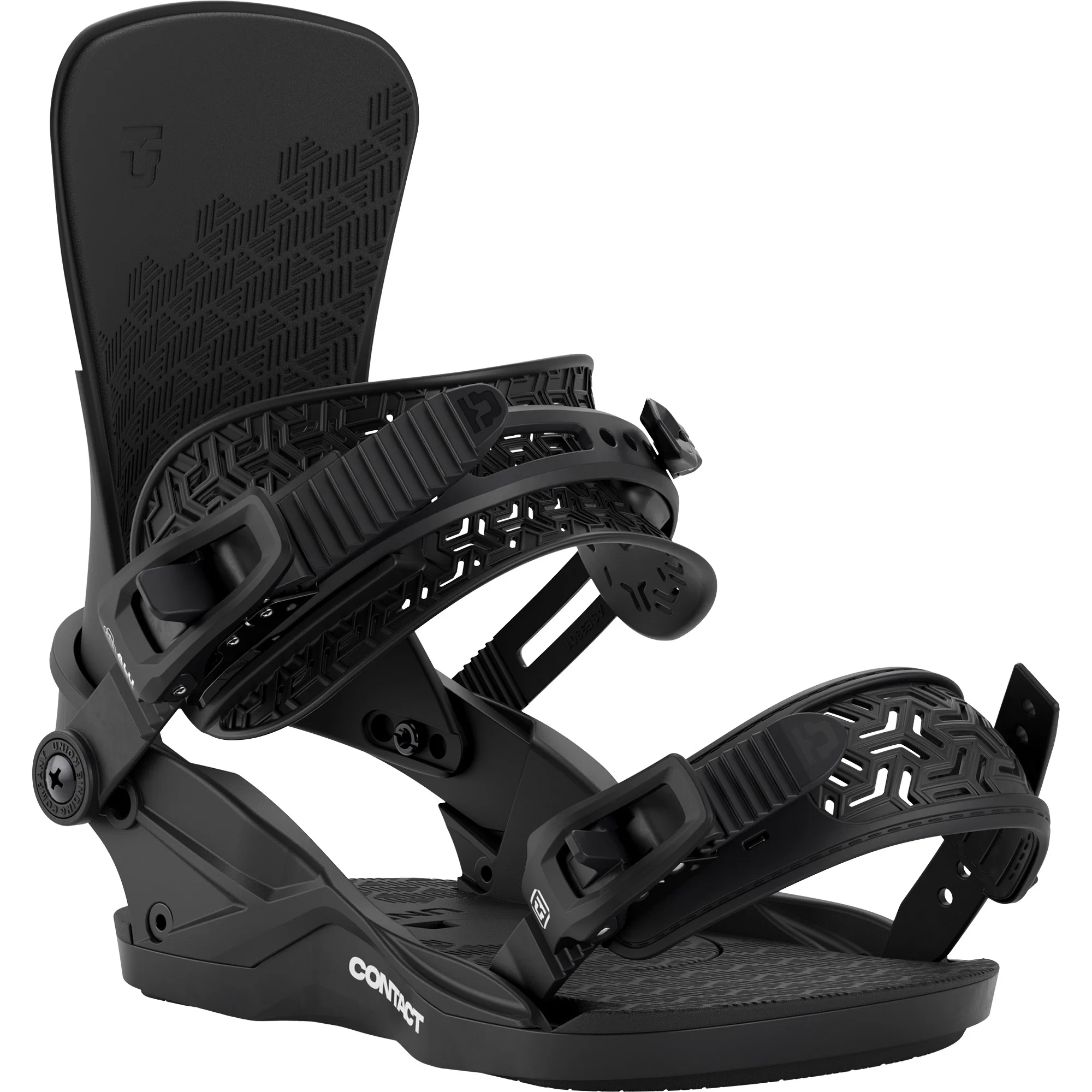 Union Contact Snowboardbinding Dames Zwart