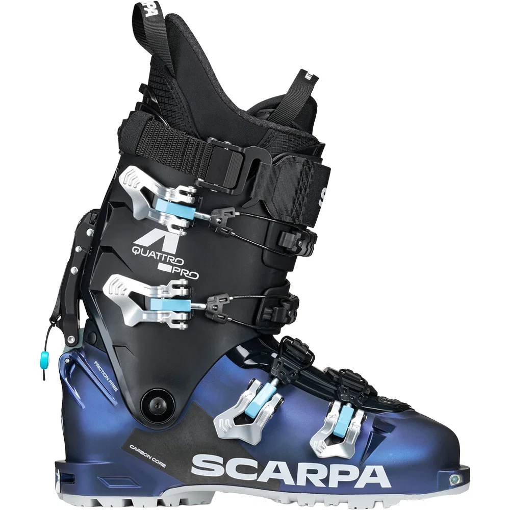Scarpa 4-Quattro Pro Toerskischoenen voor heren, blauw parel