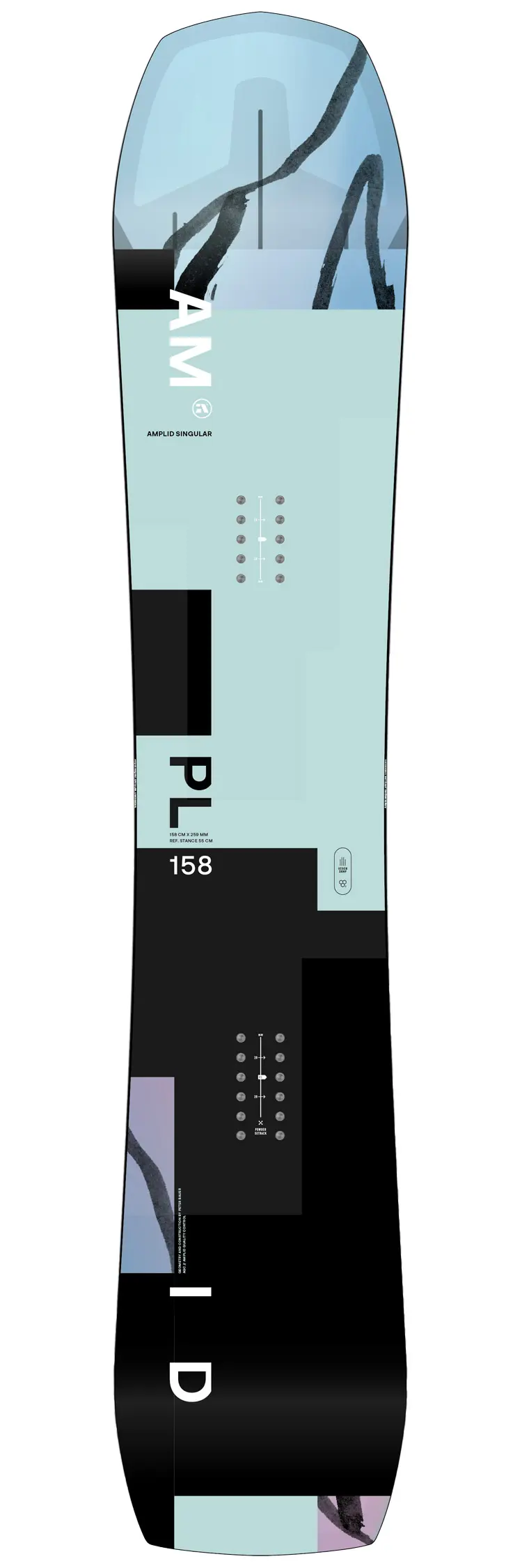 Amplid Singular Snowboard - Veelzijdige freeride snowboard voor gevorderden