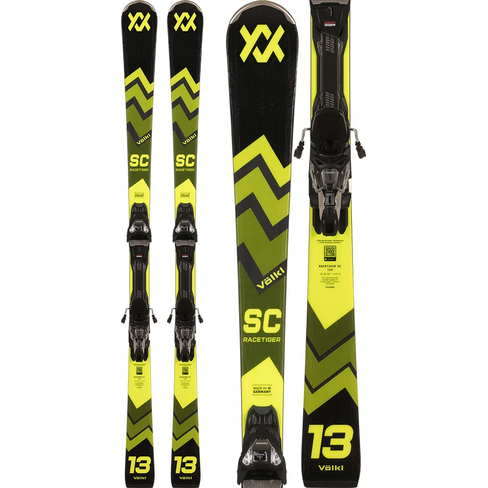 Völkl Racetiger SC Black 24/25 Ski inclusief VMotion 10 GripWalk Binding