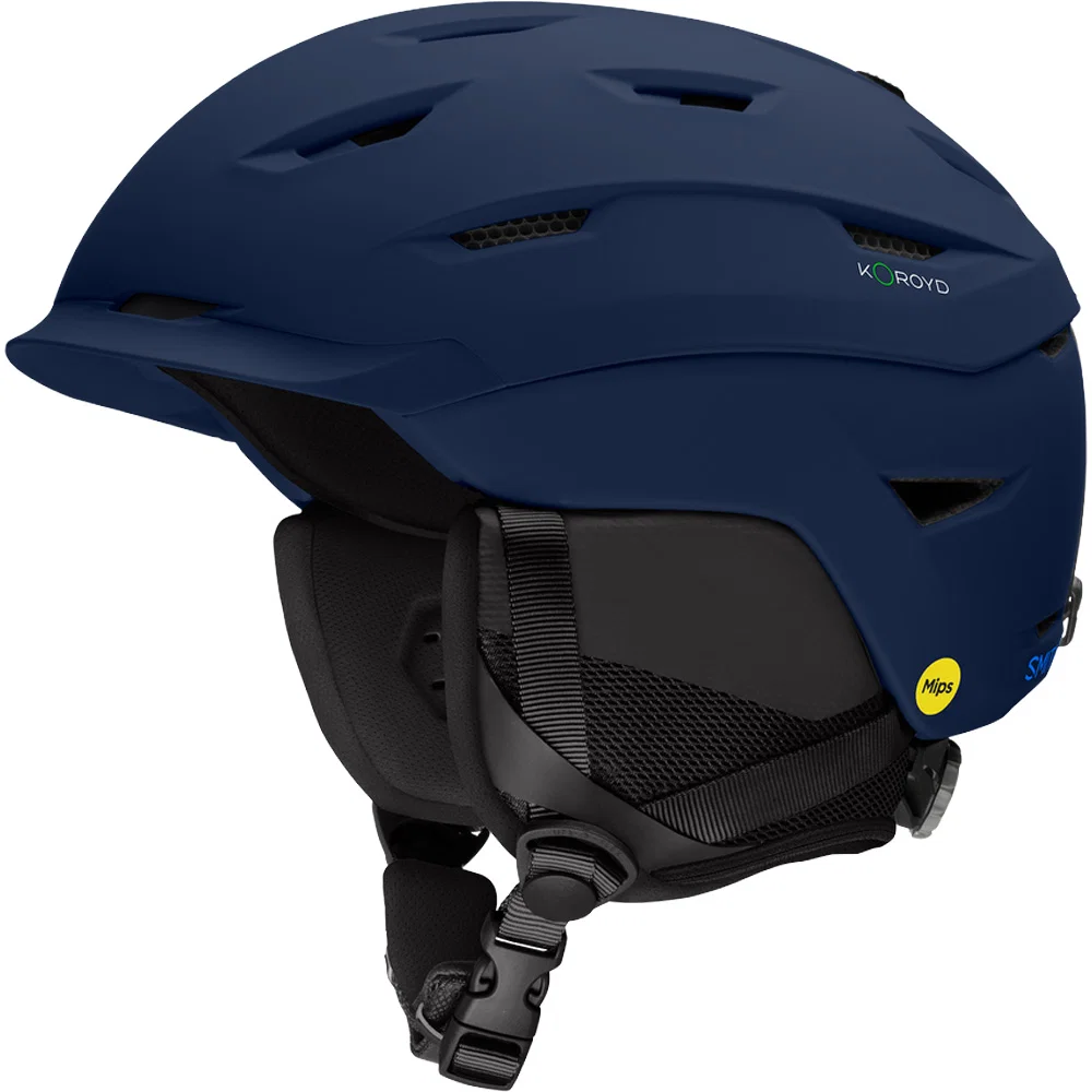 Smith Level Mips skihelm matte midnight