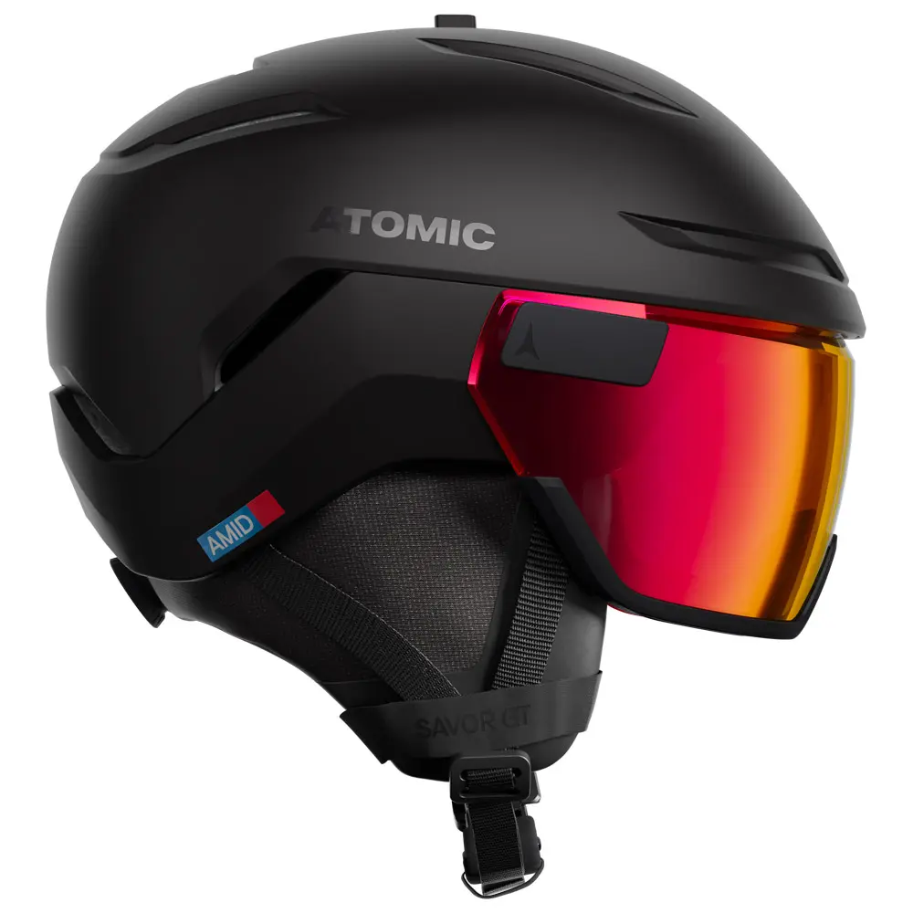 Foto 2 van Atomic Savor GT Amid Visor Photo Black skihelm met vizier