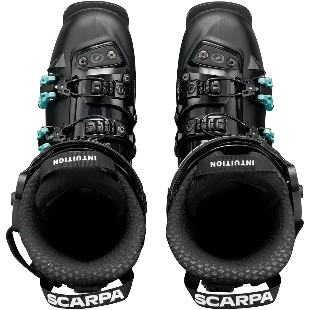 Foto 5 van Scarpa 4-Quattro SL WMN Hybrid Freetouring skischoenen dames black lagoon